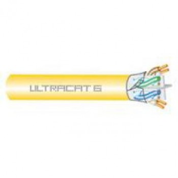 Cable UTP ULTRACAT 5e, Calibre 24 AWG (CM), Color Amarillo, Bobina 305 mts. Mod. 66445872