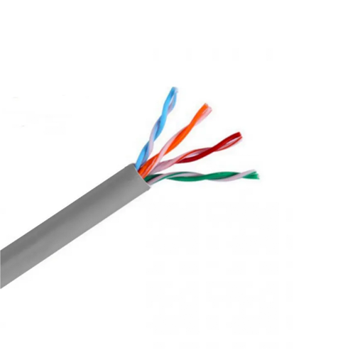 Cable UTP Cat. 5e, uso interior/exterior, calibre 24 AWG, cubierta LSZH CM color blanco, bobina 305 mts. Mod.664492