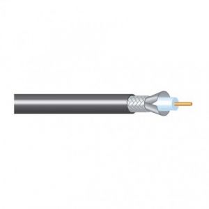 Cable Coaxial, CATV-59, Malla 40% AL, Conductor CCS 20 AWG, Color Marfil, Bobina 500 mts. Mod. 800111