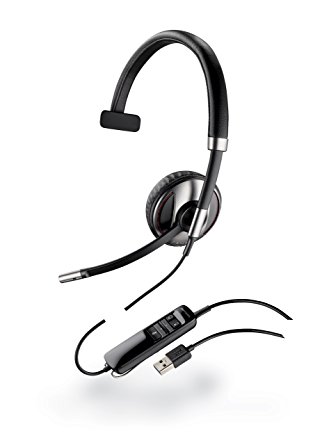 Diadema Blackwire Monoaural, alámbrica/inalámbrica Bluetooth UC de gama alta para gestionar llamadas, optimizado para usuarios de Microsoft OCS 2007 y Lync. Mod. C710-M