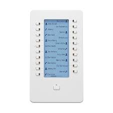 Botonera para HDV230/330/430, 40 teclas flexibles, pantalla LCD color blanco. Mod. KX-HDV20X