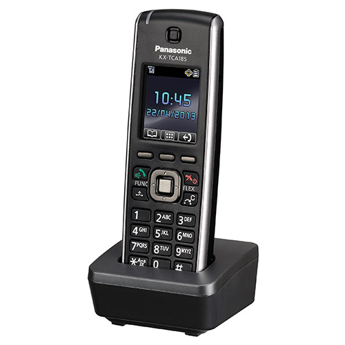 Teléfono inalámbrico DECT profesional para rendimiento eficiente. Mod. KX-TCA185