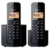 Telefóno inalámbrico Panasonic, sencillo y compacto DECT con pantalla y Caller ID + Auricular adicional. Mod. KX-TGB112