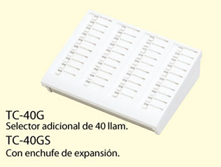 Selector adicional de 40 llamadas Aiphone  Mod:TC-40G